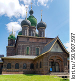 Церковь Иоанна Предтечи в Толчкове. Ярославль. Россия. Июль 2025. Стоковое фото, фотограф Владимир Макеев / Фотобанк Лори
