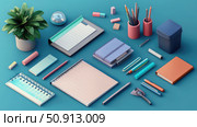 paper office supplies ai generated. Стоковое AI-изображение, AI-художник Vectorwin / Фотобанк Лори