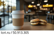 timhortons fast food coffee ai generated. Стоковое AI-изображение, AI-художник Vectorwin / Фотобанк Лори