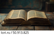 classic old book open ai generated. Стоковое AI-изображение, AI-художник Vectorwin / Фотобанк Лори