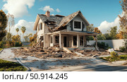 coverage insurance claim house ai generated. Стоковое AI-изображение, AI-художник Vectorwin / Фотобанк Лори