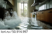 sink kitchen water ai generated. Стоковое AI-изображение, AI-художник Vectorwin / Фотобанк Лори