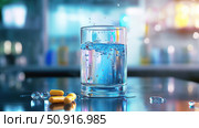 alkaline supplement water ai generated. Стоковое AI-изображение, AI-художник Vectorwin / Фотобанк Лори