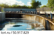 treatment water wastewater ai generated. Стоковое AI-изображение, AI-художник Vectorwin / Фотобанк Лори