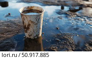 hygiene dirty water cup ai generated. Стоковое AI-изображение, AI-художник Vectorwin / Фотобанк Лори