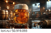 hops beer production ai generated. Стоковое AI-изображение, AI-художник Vectorwin / Фотобанк Лори