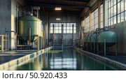chlorination water treatment plant ai generated. Стоковое AI-изображение, AI-художник Vectorwin / Фотобанк Лори