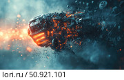 wear disintegrating gear ai generated. Стоковое AI-изображение, AI-художник Vectorwin / Фотобанк Лори