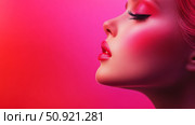 scarlet pink and red ai generated. Стоковое AI-изображение, AI-художник Vectorwin / Фотобанк Лори