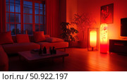 mood red lighting ai generated. Стоковое AI-изображение, AI-художник Vectorwin / Фотобанк Лори
