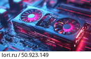 nvidia merging GPU ai generated. Стоковое AI-изображение, AI-художник Vectorwin / Фотобанк Лори