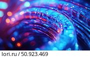 cat8 scanning network cable ai generated. Стоковое AI-изображение, AI-художник Vectorwin / Фотобанк Лори