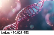 mutation fading DNA strand ai generated. Стоковое AI-изображение, AI-художник Vectorwin / Фотобанк Лори