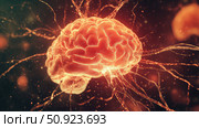 brainwaves elevating neural signal ai generated. Стоковое AI-изображение, AI-художник Vectorwin / Фотобанк Лори