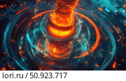 fission elevating nuclear core ai generated. Стоковое AI-изображение, AI-художник Vectorwin / Фотобанк Лори