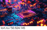 transitioning glitch-transitioning semiconductor ai generated. Стоковое AI-изображение, AI-художник Vectorwin / Фотобанк Лори