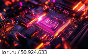 technology glitch-transitioning motherboard ai generated. Стоковое AI-изображение, AI-художник Vectorwin / Фотобанк Лори