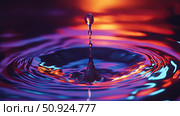 optics warping water drop ai generated. Стоковое AI-изображение, AI-художник Vectorwin / Фотобанк Лори