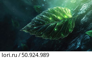 unification merging leaf ai generated. Стоковое AI-изображение, AI-художник Vectorwin / Фотобанк Лори