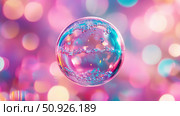 physics absorbing bubble ai generated. Стоковое AI-изображение, AI-художник Vectorwin / Фотобанк Лори