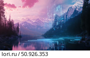 corruption glitching data lake ai generated. Стоковое AI-изображение, AI-художник Vectorwin / Фотобанк Лори