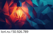 font lighting up presentation slide ai generated. Стоковое AI-изображение, AI-художник Vectorwin / Фотобанк Лори