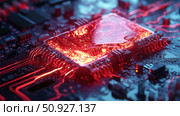 esp32 emitting microcontroller ai generated. Стоковое AI-изображение, AI-художник Vectorwin / Фотобанк Лори