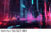 visualization glitching marketing chart ai generated. Стоковое AI-изображение, AI-художник Vectorwin / Фотобанк Лори