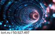algorithm looping data tunnel ai generated. Стоковое AI-изображение, AI-художник Vectorwin / Фотобанк Лори
