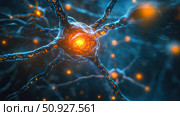 neurotransmitter absorbing neuron ai generated. Стоковое AI-изображение, AI-художник Vectorwin / Фотобанк Лори