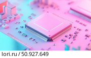 microchip emitting microcontroller ai generated. Стоковое AI-изображение, AI-художник Vectorwin / Фотобанк Лори