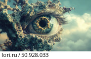 ophthalmology growing eye ai generated. Стоковое AI-изображение, AI-художник Vectorwin / Фотобанк Лори