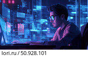creator animating startup founder ai generated. Стоковое AI-изображение, AI-художник Vectorwin / Фотобанк Лори