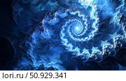 geometry blue fractal ai generated. Стоковое AI-изображение, AI-художник Vectorwin / Фотобанк Лори