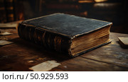 horror dark book ai generated. Стоковое AI-изображение, AI-художник Vectorwin / Фотобанк Лори