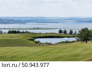 Поля для гольфа, Sviyaga Hills Golf Club. Стоковое фото, фотограф Людмила Гращенкова / Фотобанк Лори