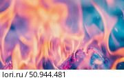 Mystical Fire Abstract: Vibrant Flames and Wood, evoking warmth and transformation. Стоковое AI-изображение, AI-художник Данила Большаков / Фотобанк Лори