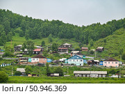Вид на поселок Порт Байкал (2024 год). Стоковое фото, фотограф Александр Тараканов / Фотобанк Лори