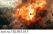 wham comic book style explosion ai generated. Стоковое AI-изображение, AI-художник Vectorwin / Фотобанк Лори