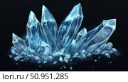 formation stretching ice crystal ai generated. Стоковое AI-изображение, AI-художник Vectorwin / Фотобанк Лори