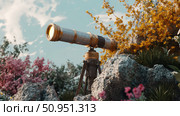 stargazing absorbing telescope ai generated. Стоковое AI-изображение, AI-художник Vectorwin / Фотобанк Лори
