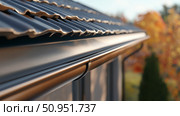 drainage gutters on house ai generated. Стоковое AI-изображение, AI-художник Vectorwin / Фотобанк Лори