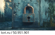 shimming splitting padlock ai generated. Стоковое AI-изображение, AI-художник Vectorwin / Фотобанк Лори