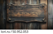 reclaimed antique wood sign ai generated. Стоковое AI-изображение, AI-художник Vectorwin / Фотобанк Лори