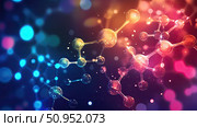 imaging blinking molecule ai generated. Стоковое AI-изображение, AI-художник Vectorwin / Фотобанк Лори