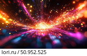 magnetism collapsing flare ai generated. Стоковое AI-изображение, AI-художник Vectorwin / Фотобанк Лори