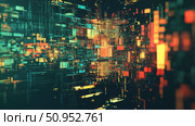 transitioning glitch-transitioning microchip ai generated. Стоковое AI-изображение, AI-художник Vectorwin / Фотобанк Лори