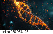 explosion exploding DNA strand ai generated. Стоковое AI-изображение, AI-художник Vectorwin / Фотобанк Лори