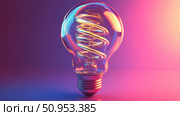 cfl spiraling lightbulb ai generated. Стоковое AI-изображение, AI-художник Vectorwin / Фотобанк Лори