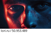 expression flickering human face ai generated. Стоковое AI-изображение, AI-художник Vectorwin / Фотобанк Лори
